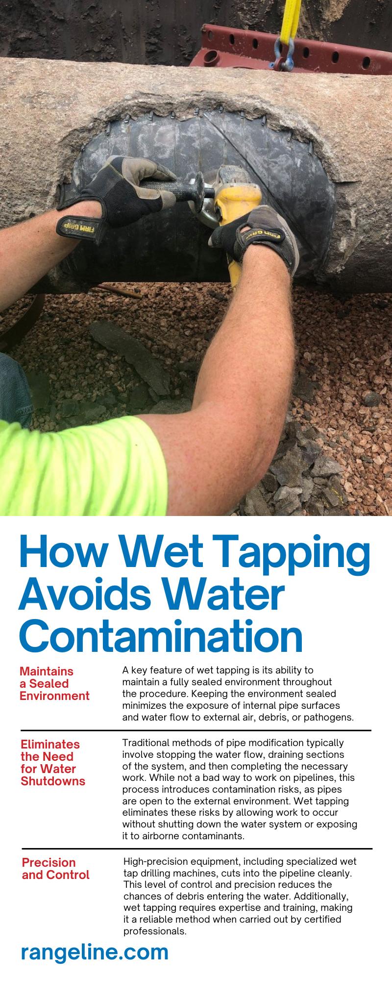 How Wet Tapping Avoids Water Contamination